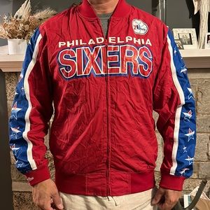 Authentic Mitchell and Ness Philadelphia 76er’s jacket